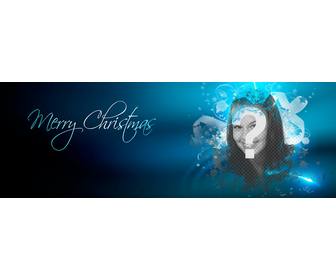 facebook cover merry christmas to personalize online