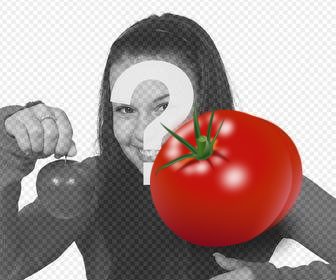 tomato sticker to hide faces in photos