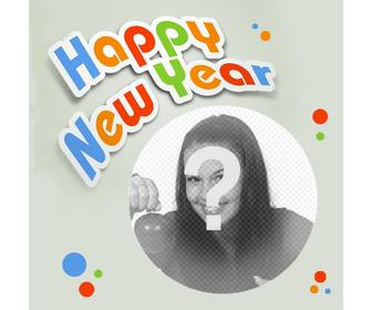 happy new year photo effect to ur photo