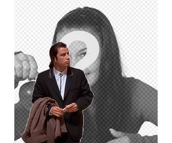 online meme of john travolta confused to put ur background image travoltaconfused