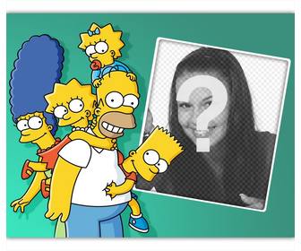 upload ur photo along with all the simpson family and for free