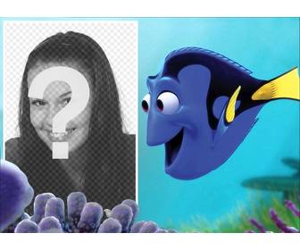 customizable effect with dory of finding nemo