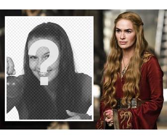 upload ur photo to be with the queen cersei