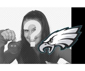 photo effect of philadelphia eagles logo to paste on ur pictures