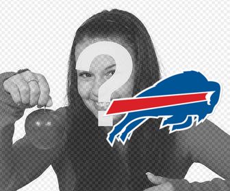sticker with logo of buffalo bills that u can paste on ur photos