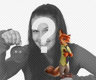 paste nick wilde the fox of zootopia in ur photos with this effect