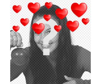 floating hearts to ur photos with this romantic effect