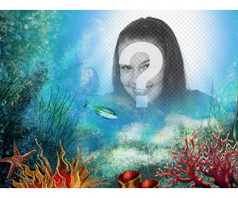 take trip to the deep sea by uploading ur photo to this online effect