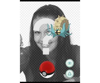 hunting an omastar with this photomontage of pokemon for ur photo