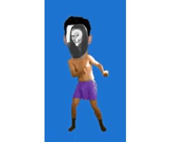 animation of man in his underwear dancing the boogie in which to insert the face of ur choice