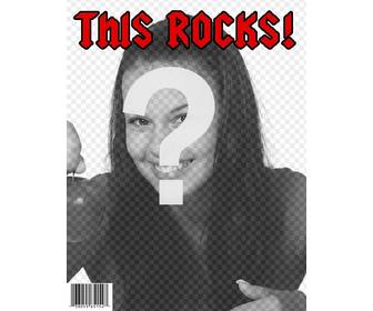 become rock star creating personalized cover with ur picture in the magazine this rocks