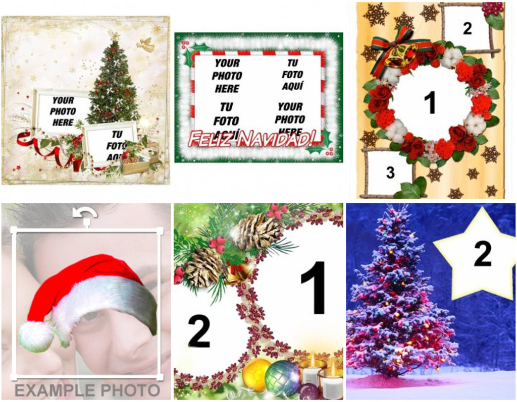 Christmas Collage customized with your photos