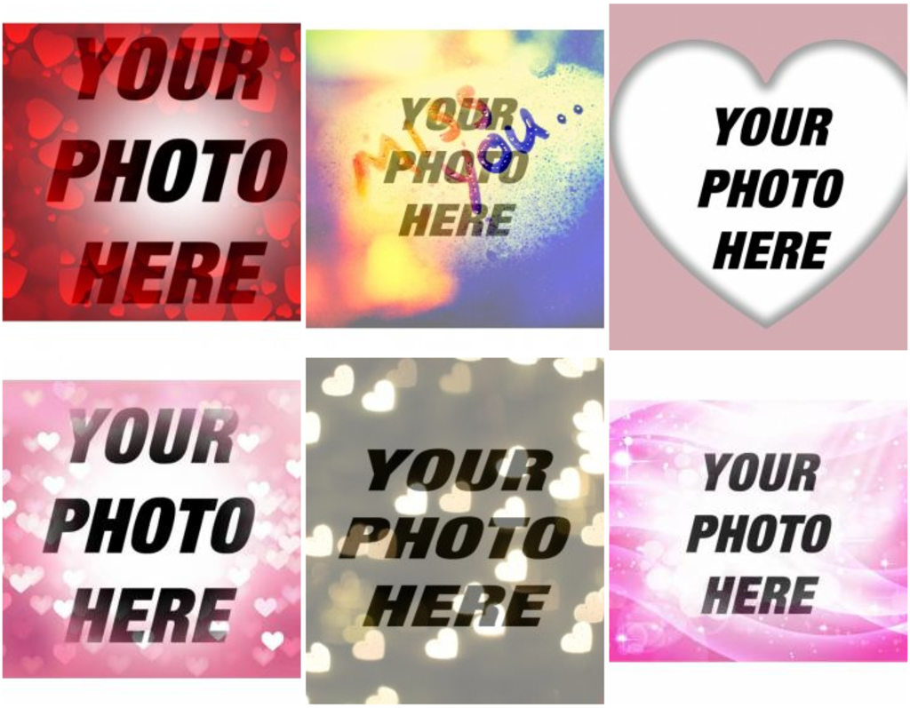Filters to your photos with hearts and love