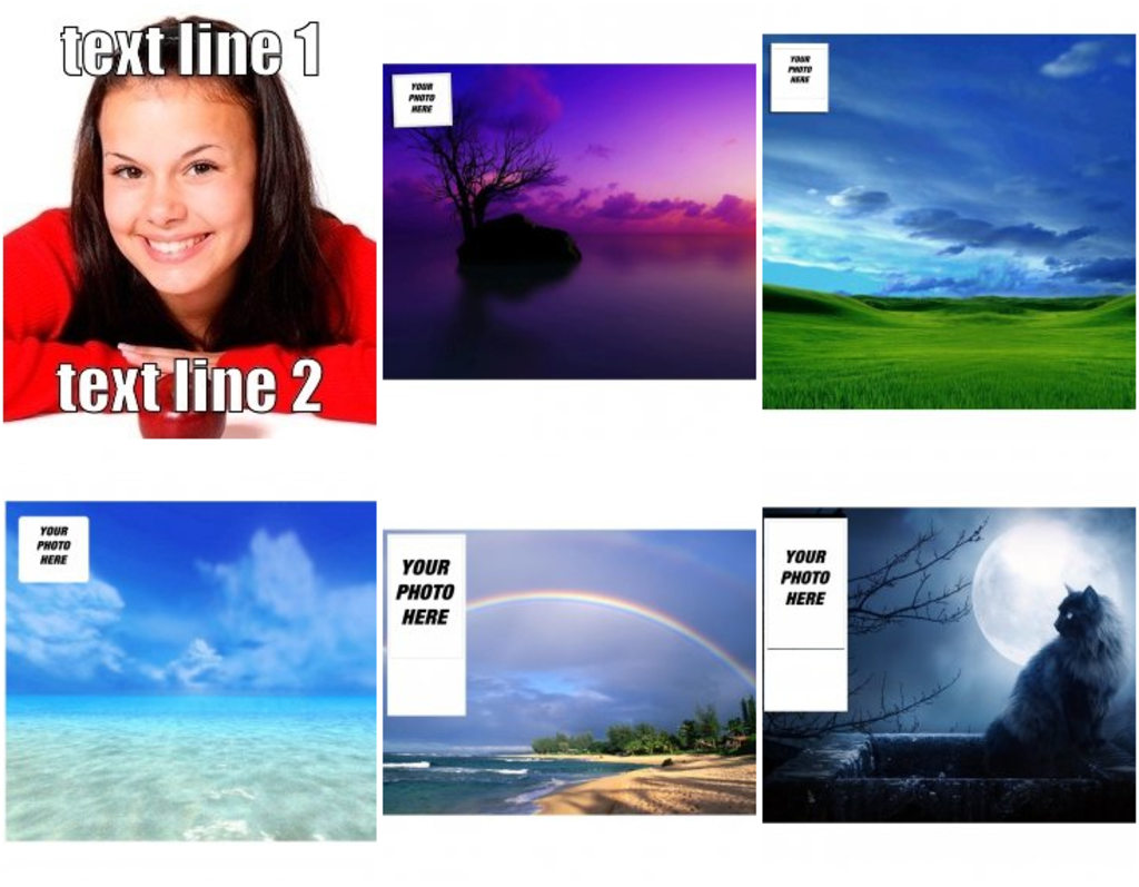 online twitter background creator with your photos