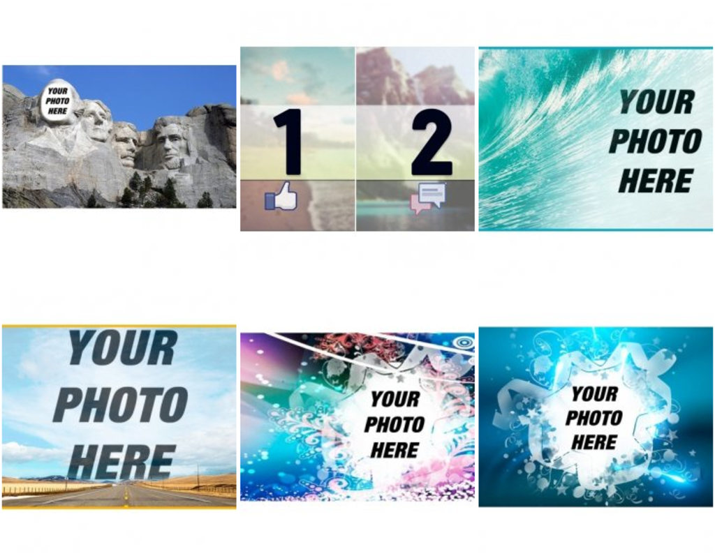 Photomontages for Facebook cover photos