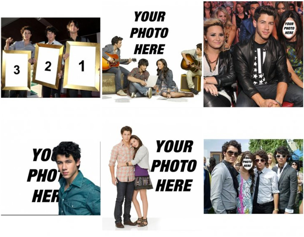 Photomontages with the Jonas Brothers