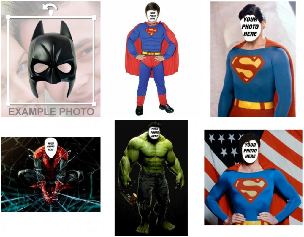 Photomontages with Marvel comics and movies