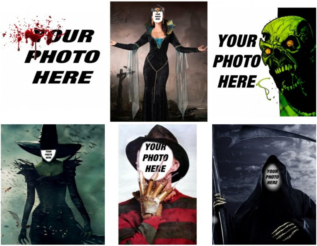Photomontages of terror for photos