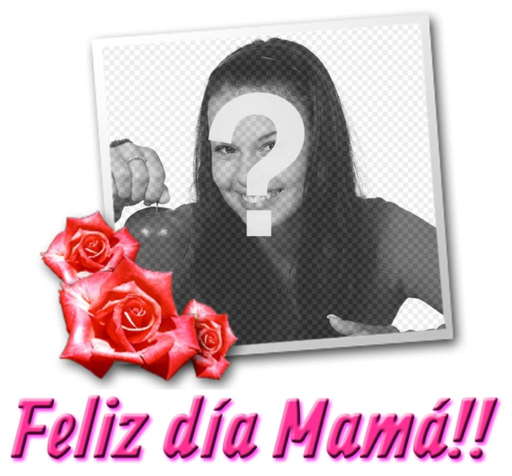 Card for Mother's Day with the text TE QUIERO..
