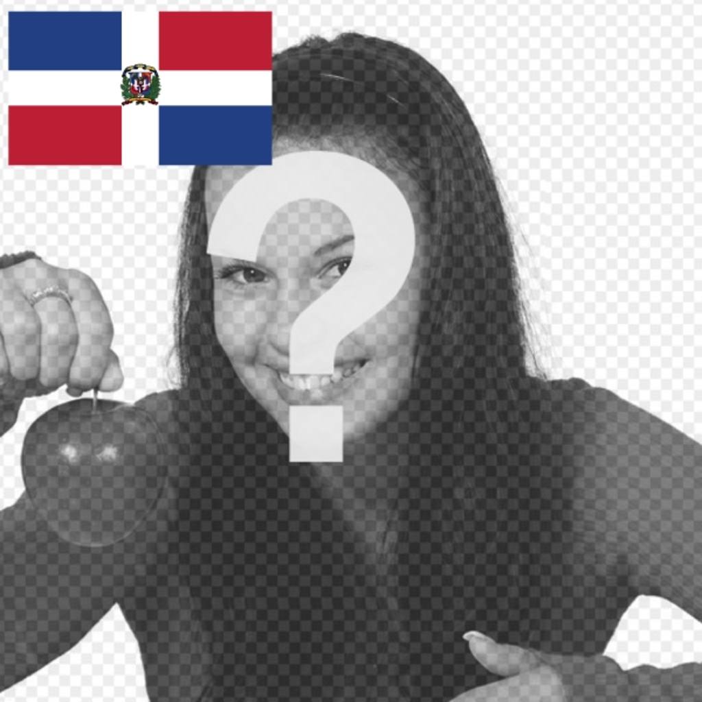 Dominican Republic flag to place on your Twitter avatar or any social..