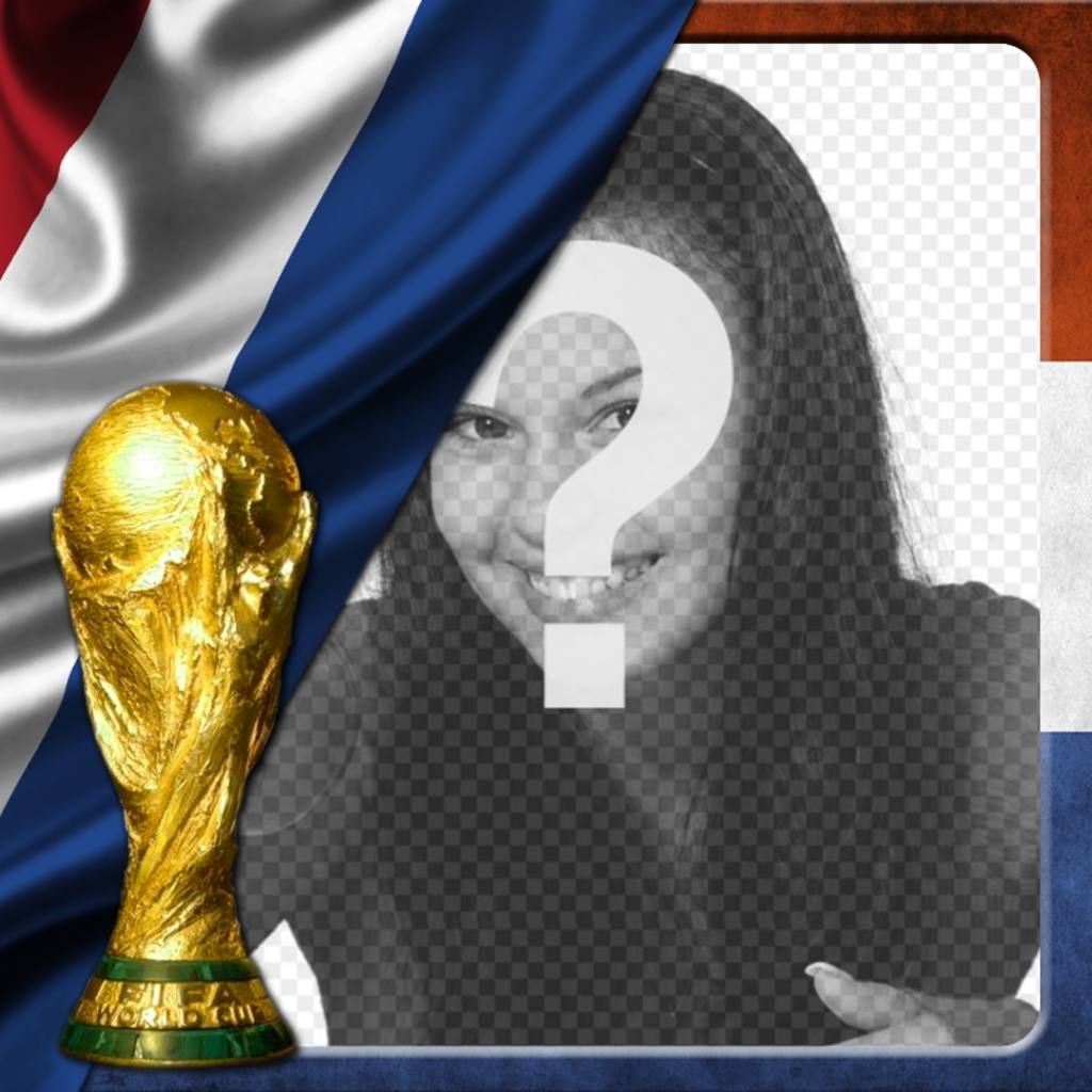 Frame with the flag of Holland to put your photo background. ..