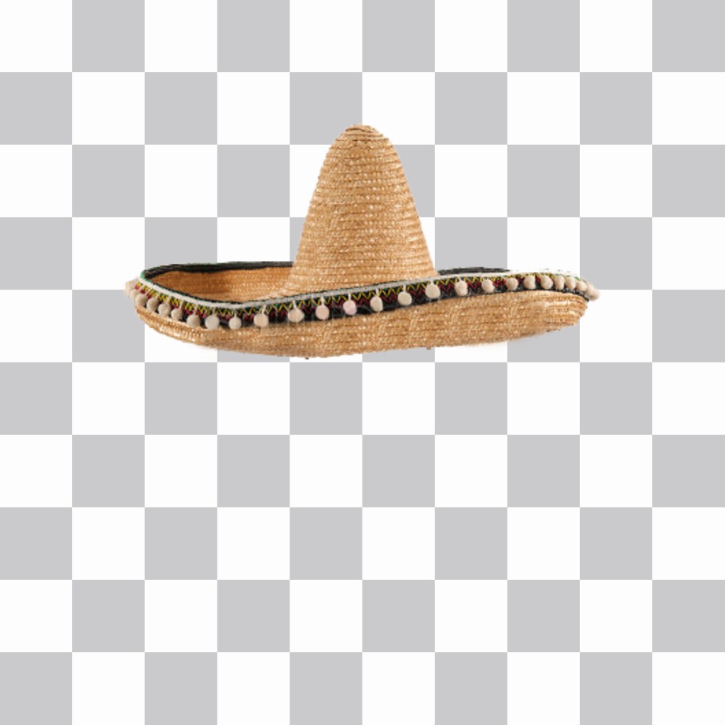 Effect online to wear a mariachi hat. ..