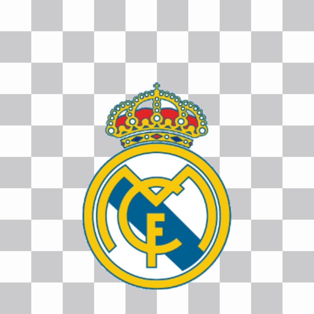 Official badge of Real Madrid to put in your best photos. ..