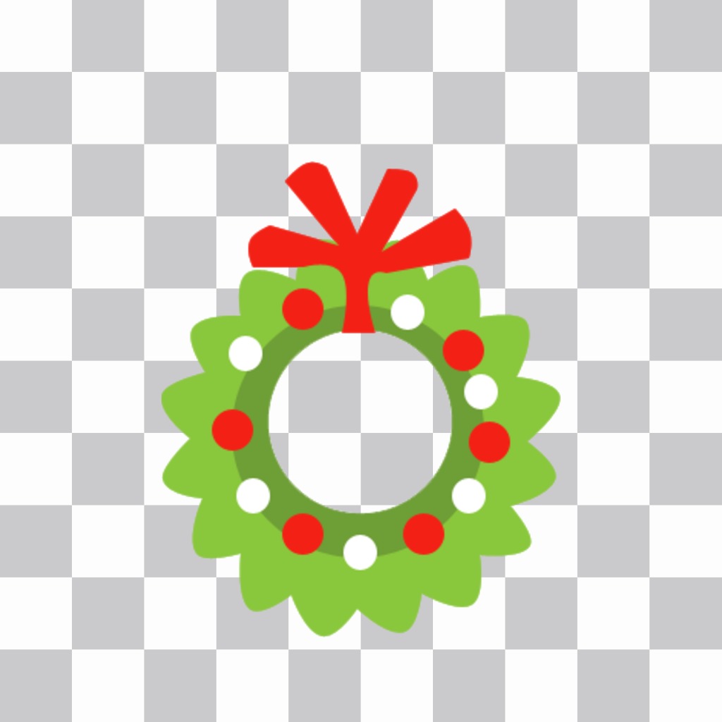 Sticker online with mistletoe to decorate your Christmas photos. ..