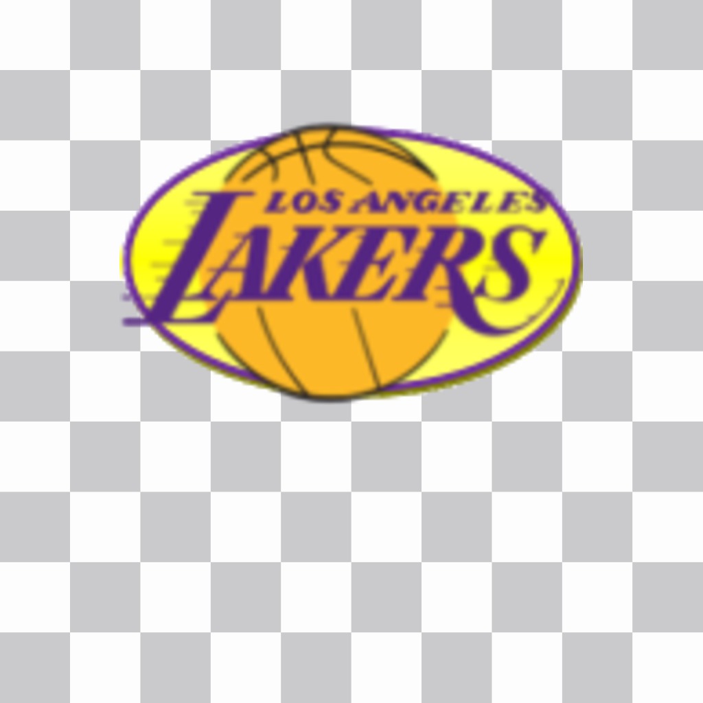 Los Angeles Lakers logo sticker. ..