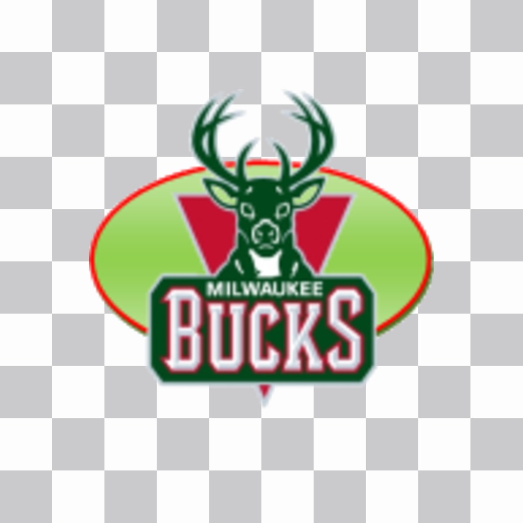 Sticker Milwaukee Bucks team logo. ..