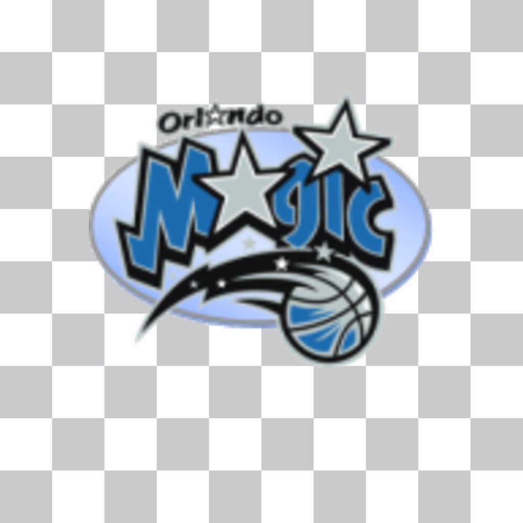 Sticker logo of the Orlando Magic. ..