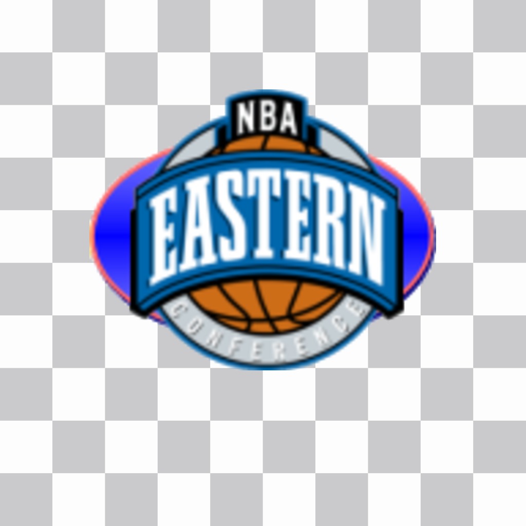 Sticker with the logo of the Eastern Conference of the NBA. ..