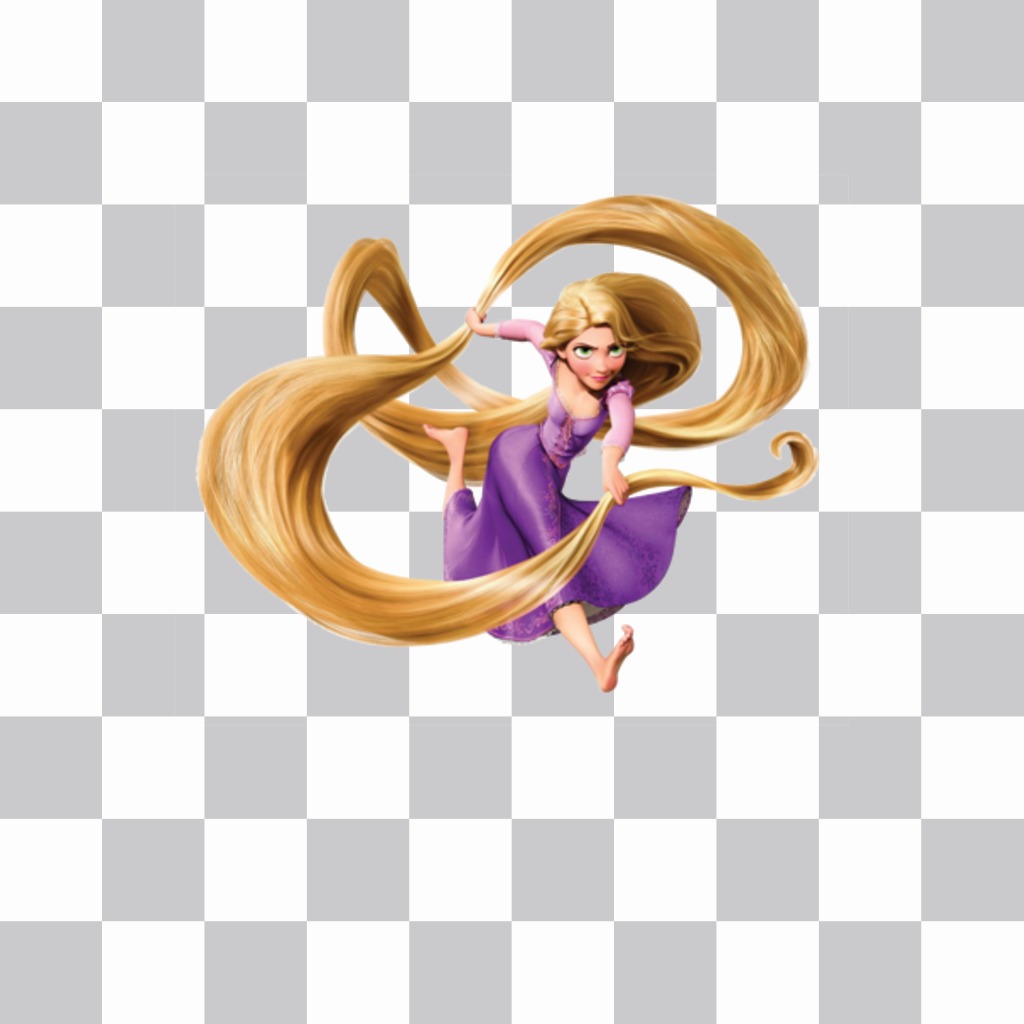 Put Princess Rapunzel on your photos with this photomontage ..
