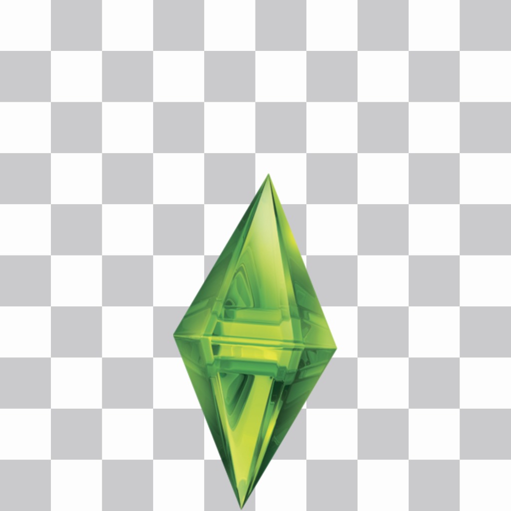 Sticker of the green rhombus from The Sims ..