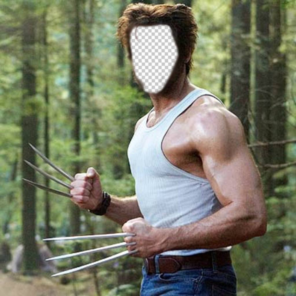 Become in Wolverine from the movie X Men with this mounting ..
