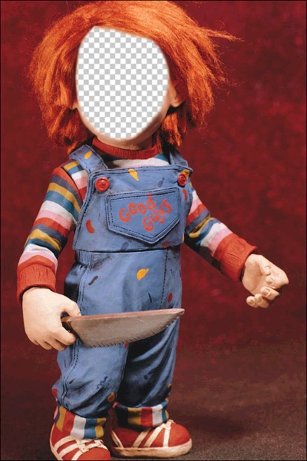 Photomontage of Chucky to put your face ..