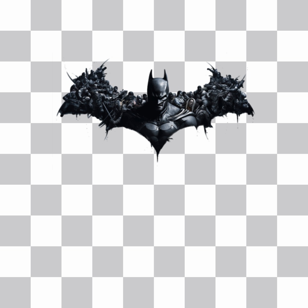 Put the bat Batman Origins in your photos. ..