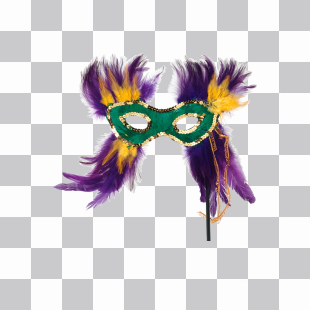 Mask to decorate your Carnival photos. ..