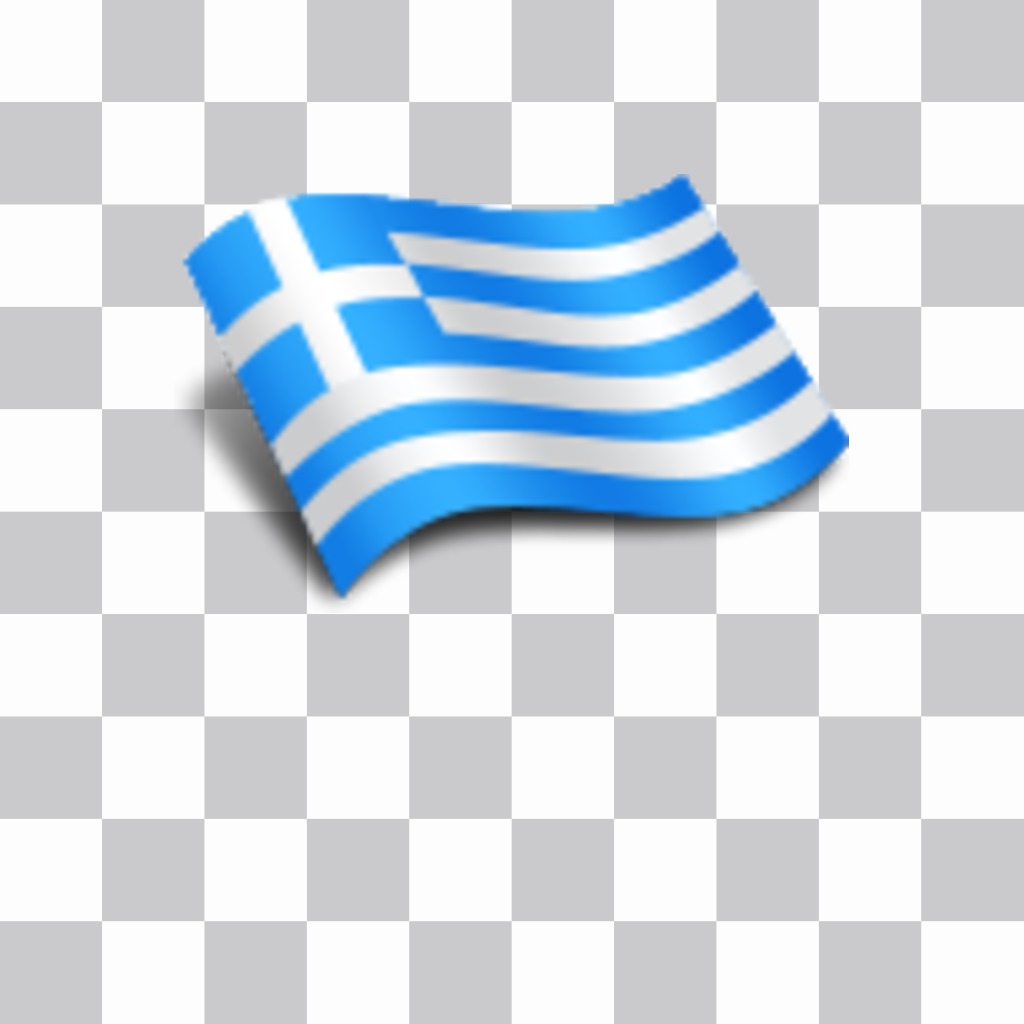 Greece flag waving to put your photos online with our online..