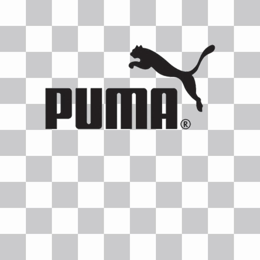 Puma logo sticker to put on your photos. ..