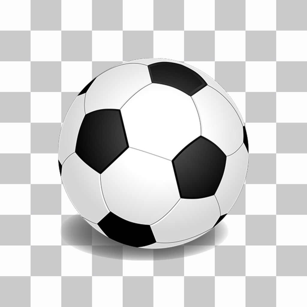Sticker of a soccer ball to put on your photos. ..