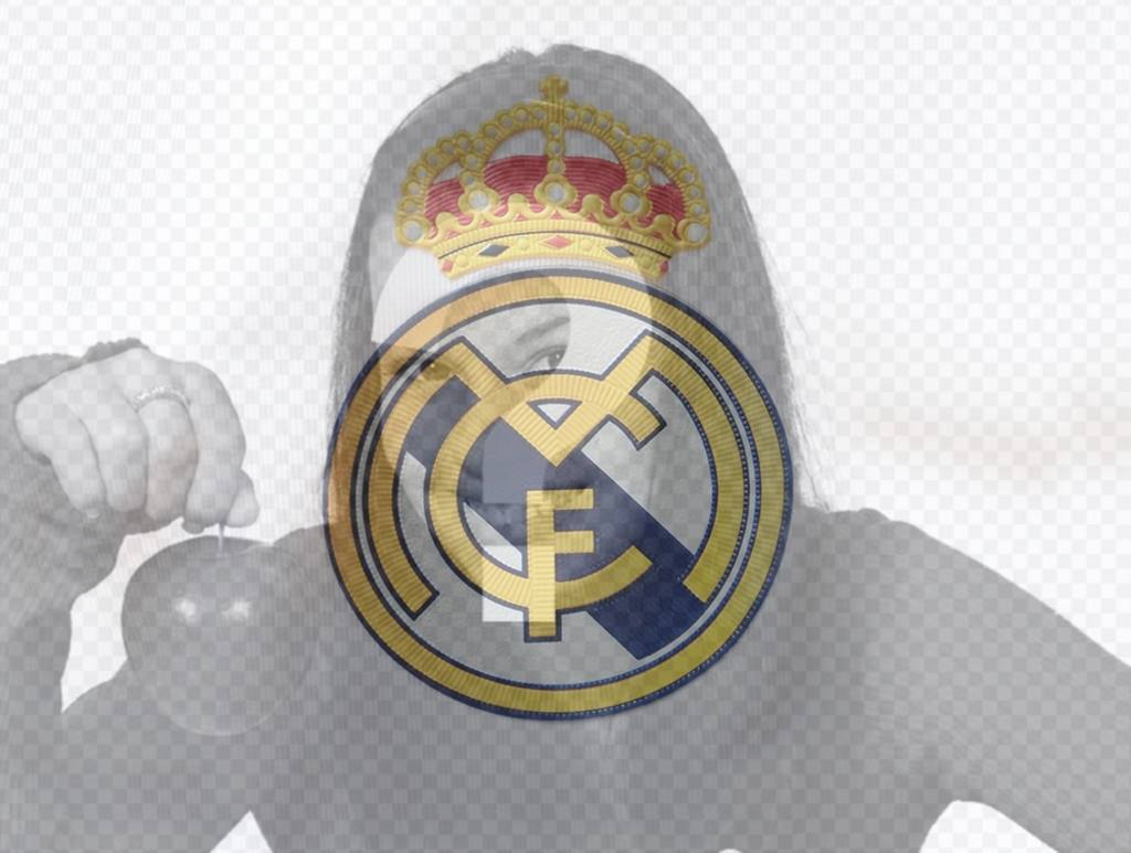 Photo effect to put the Real Madrid shield on your photo ..