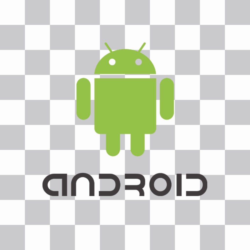 Android logo sticker for your photos ..