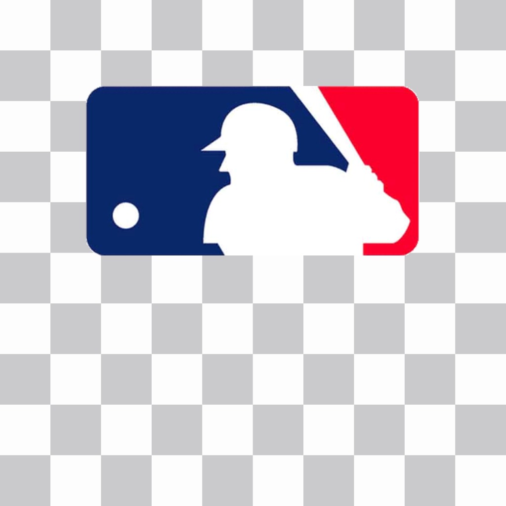 Logo Sticker of Major League Baseball for your photo ..