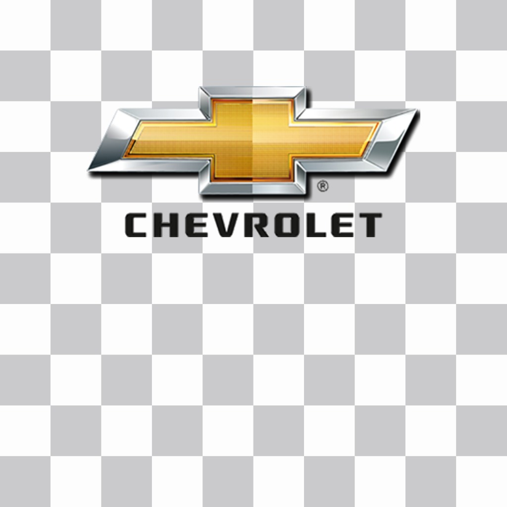 Chevrolet logo sticker for your photos ..