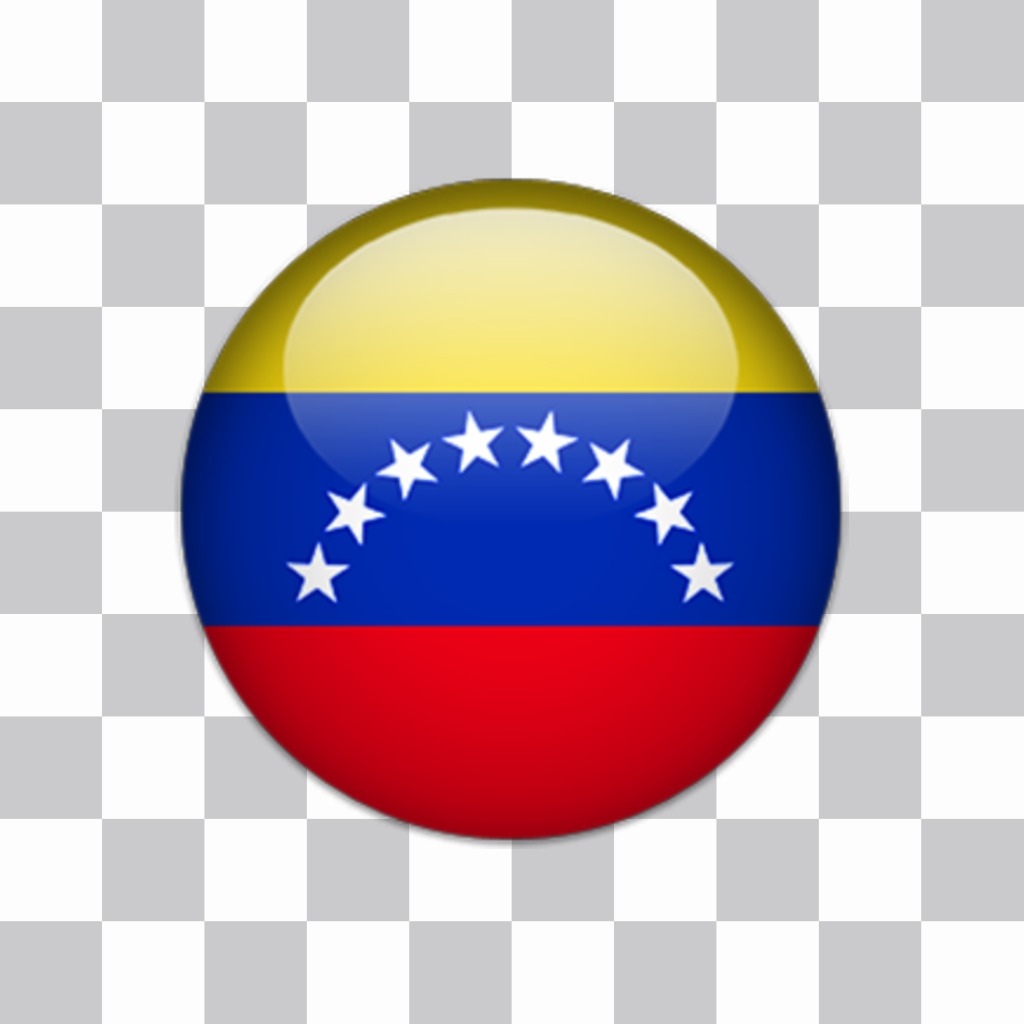Sticker of a sheet with Venezuela flag for your photos ..