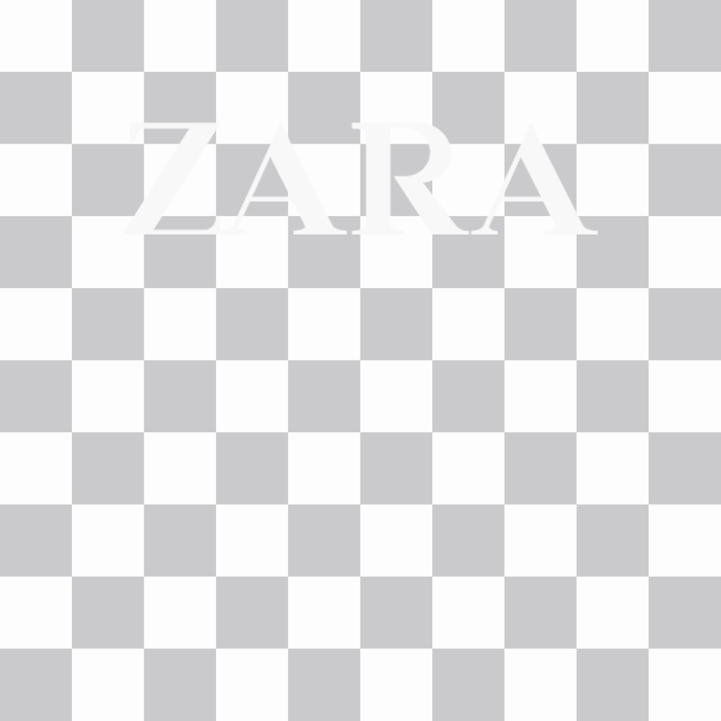 Logo sticker of the clothing brand ZARA for your photos ..