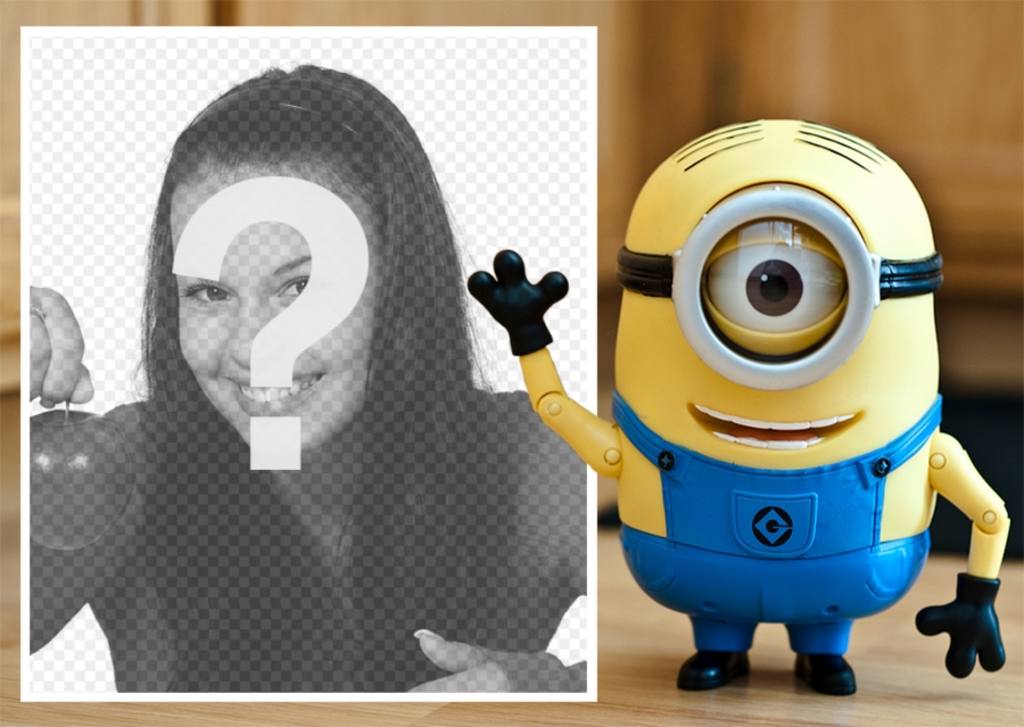 Photo effect of a Minion to upload your photo ..