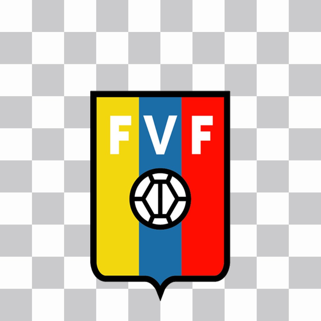 Sticker logo of the Venezuelan Soccer Team ..