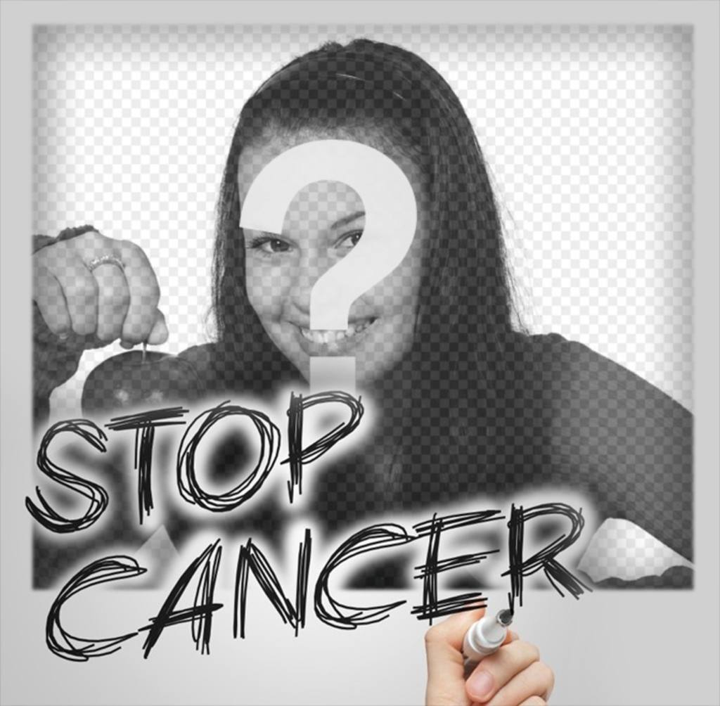Upload a photo and join to the fight against cancer with this free effect ..